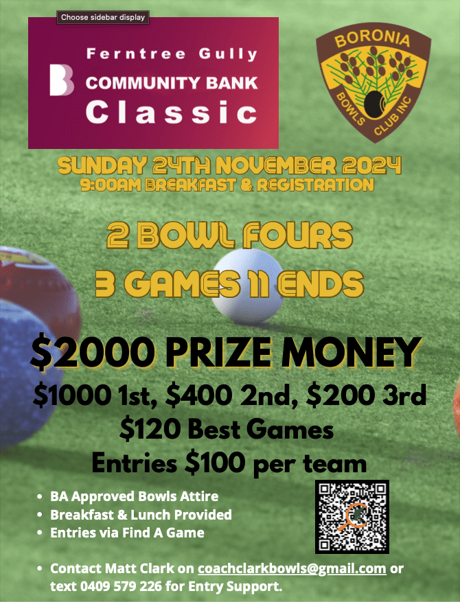 Boronia Community Bank Classic